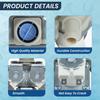Multifuntional Automatic Washer Inlet Valves Easy Installation Washing Machine Repair Part for Home and Laundromats