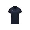 Li Ning Sponsorship Series Breathable Polo Shirt Women Tops Dark-Blue APLS228-2