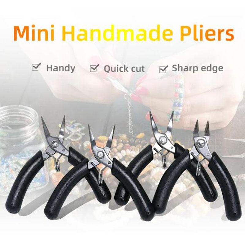 Mini Needle Nose Pliers Jewelry Accessories/Small Portable/DIY Making/Multi Shapes/Cutter Pliers For Handmade DIY Tools