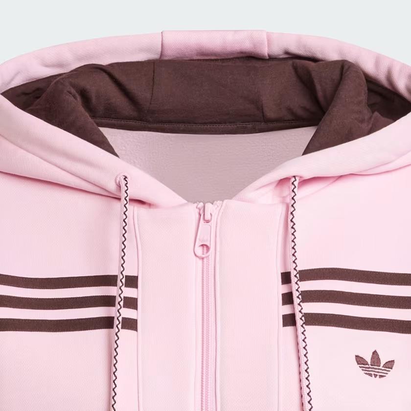 adidas Originale 70er Casual Vielseitige Mode Bequeme Kurze Jacke Damen Jacke Rosa JN7665
