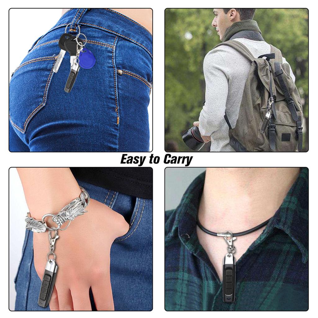 2 Packs 43300CMHz Car Alarm Garage Door Remote Controller Duplicator Clone   Scanner Transmitter Security Alarm Electronic Gates 4 Keys Remote Cont