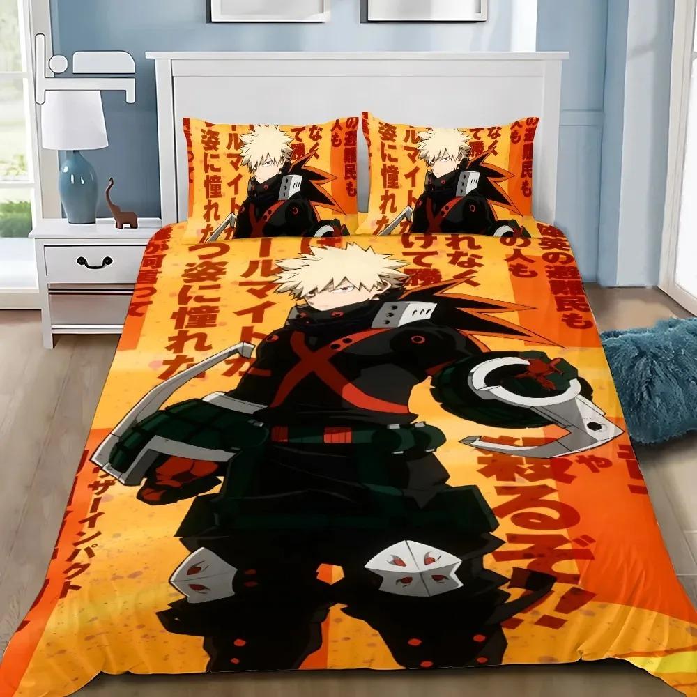 Comforter 3D My Hero Academia Exquisite Baby Cartoon Digital Printing Bedding Set Comforter Bed Home Decor Girls Boys Gift