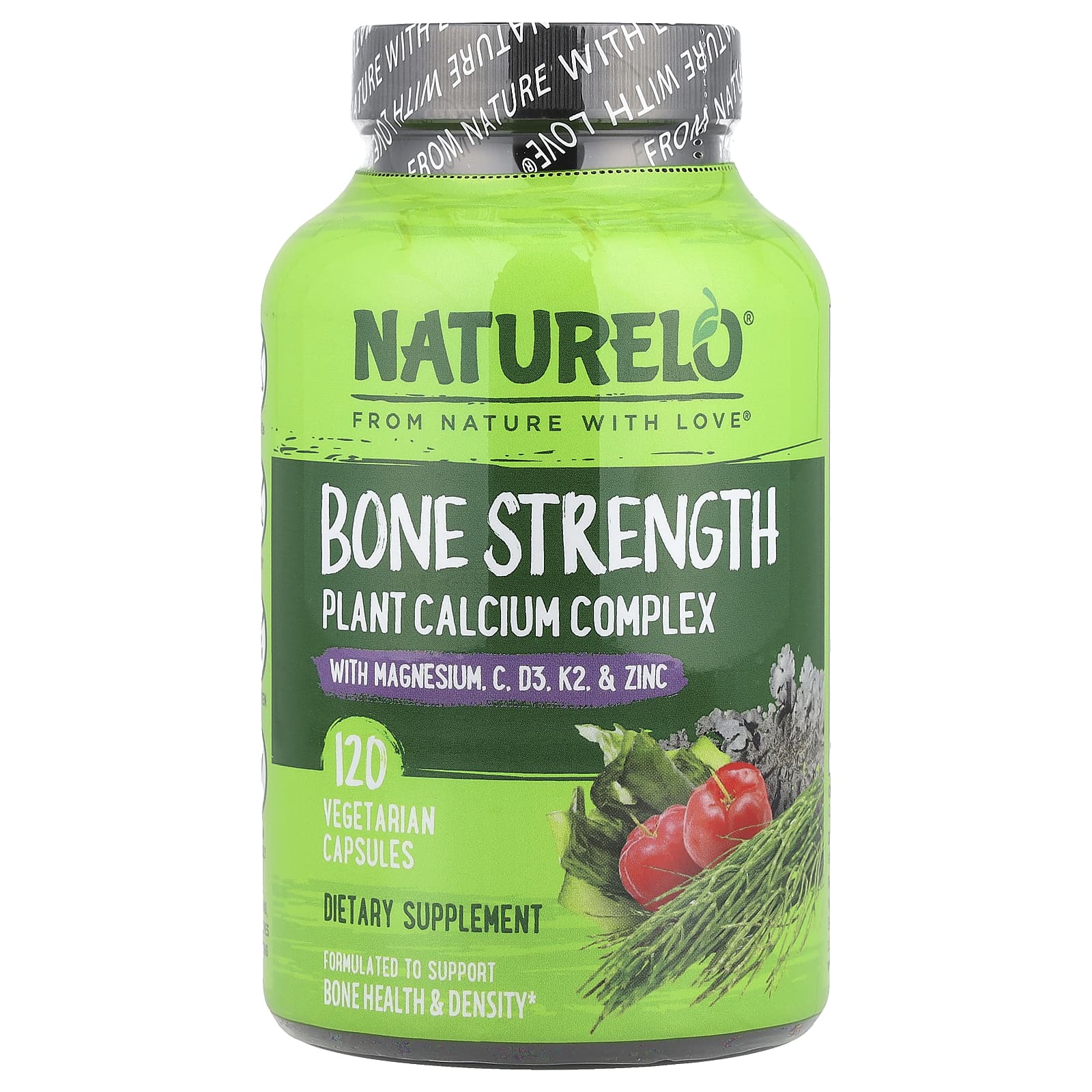 

Bone Strength, Vegetable Calcium Complex, 120 Veggie Caps