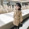 Fashion Baby Boys Trench Coat Autumn and Winter Jacket Long Sleeve Baby Double Breasted Cardigan Clothes