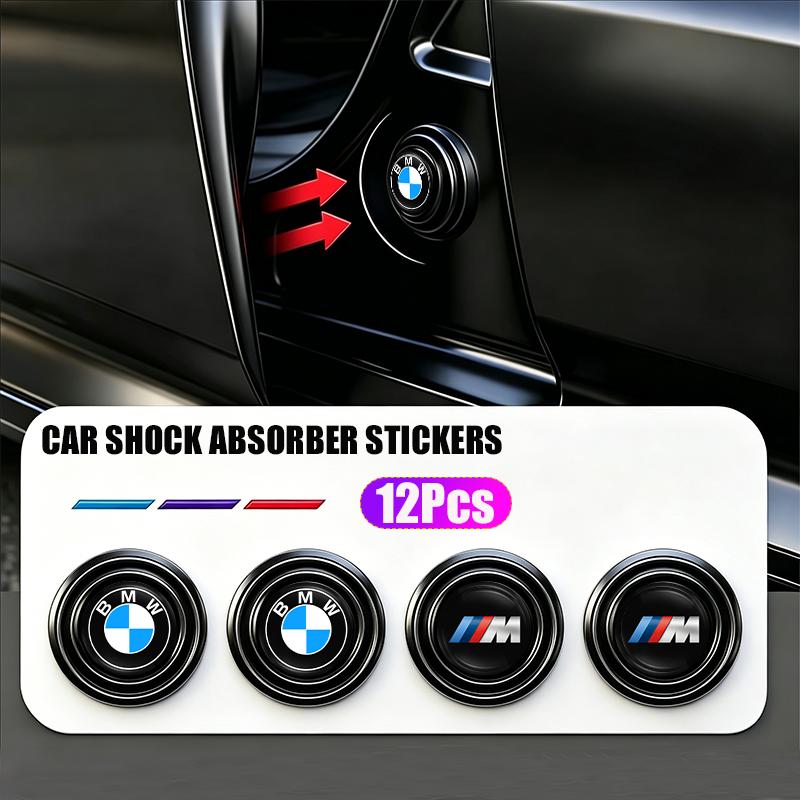 4/8/12pcs Car Silicone Anti-collision Door Shock Absorber Spacer Sticker For BMW M E34 E46 E39 E38 E90 E60 E36 F30 F30 F10 E92 DV1