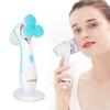 Elektrický čisticí kartáč na obličej Silikonový kartáč na obličej 3 v 1 Hloubkově čistící mycí kartáč Masážní přístroj na obličej