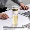 Gift Monkey Double-Layer Glass Tea Infuser Bottle