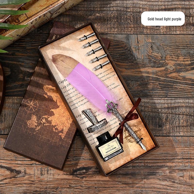 

Винтажный пиратский набор перьевой ручки и чернил 0.5mm