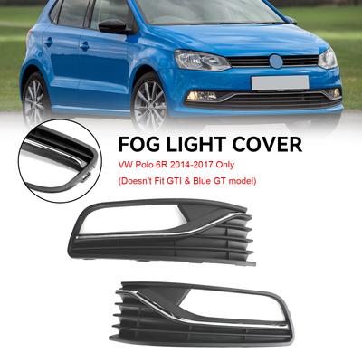 Paar Nebelscheinwerferabdeckung Kühlergrill Kühlergrill passend für VW Polo 6R 2014-2017