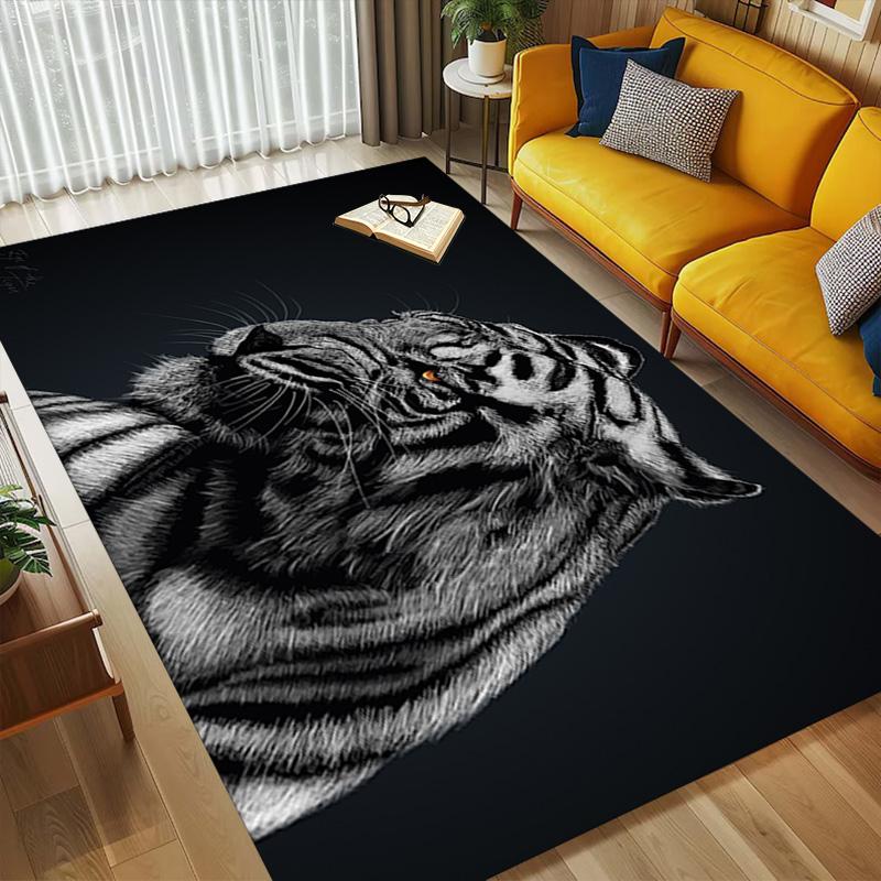 Tiger Art Living Room Nonslip Area Rug Soft Carpet For Bedroom Game Playroom Sofa Office Home Decor Doormat Christmas Gift C9302052