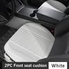 For Tesla Car Cushion Nappa Leather Breathable Protector Mat Summer Non-slip Car Seat Pad Cushion Auto Accessories