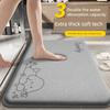 Bathroom Floor Mat, Water-Absorbent, Quick-Drying, Non-Slip, 2025 New Model, Foot Mat for Dressing Room, Entryway, Thickened and Dirt-Resistant