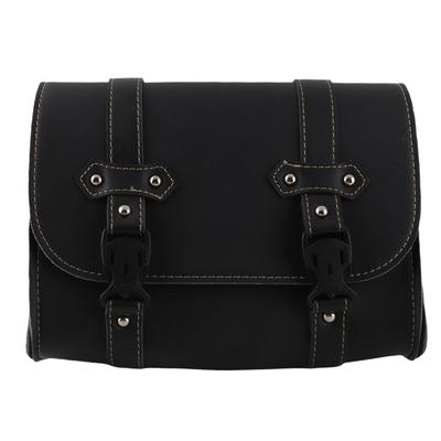 Universal Motorcycle Saddlebags Tool Storage Pouch Weather Proof PU Leather Side Bags