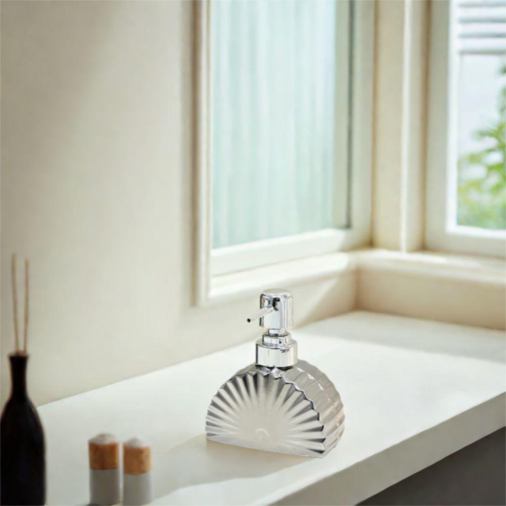 Elegant Press Separate Bottle Light Luxury Shampoo Bottle Fan Shaped Lotion Bottle  Toilet