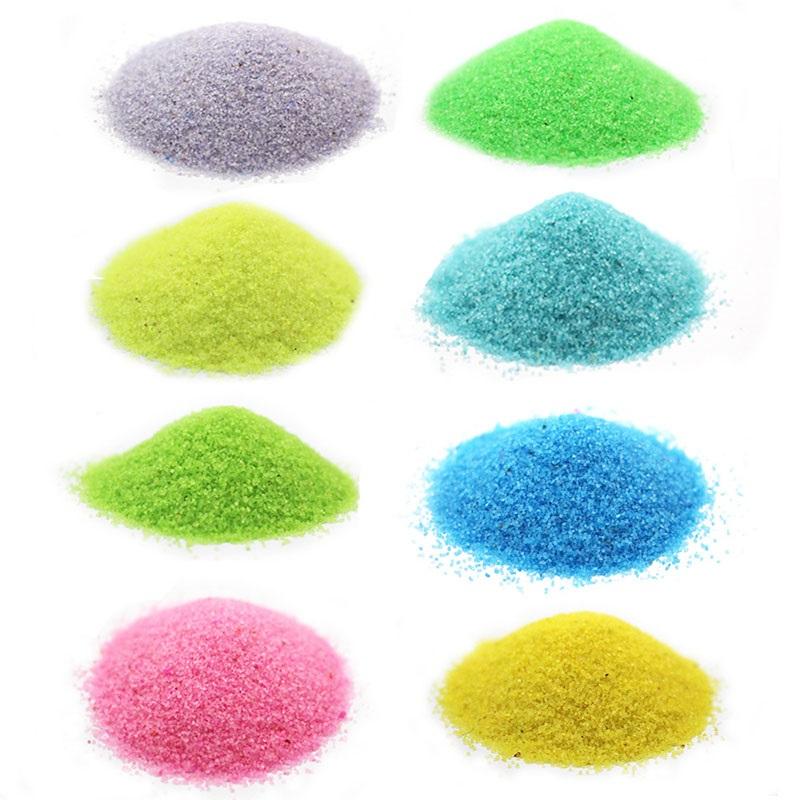 1 Beutel Leuchtpartikel Sand Bunt Fluoreszierendes Leuchtpulver Leuchtet im Dunkeln Haus Weihnachtsfeier Dekoration DIY Dekorationen