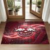 RB Leipzig Football Design Crystal Velvet Rug Soft Decorative Mat for Bedroom Entrance