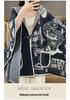 Women's Retro Wool Jacquard Hooded Cardigan Cape Shawl