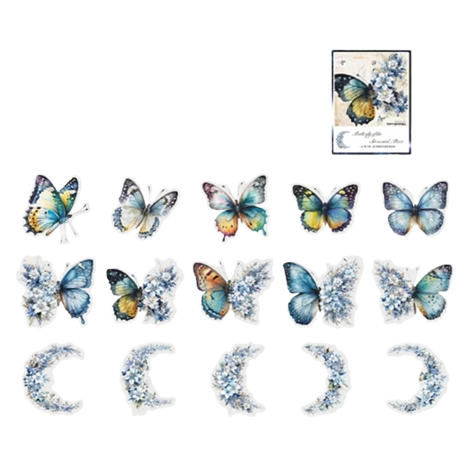 

Beautiful Day PET Sticker Moon Butterfly Series One Size
