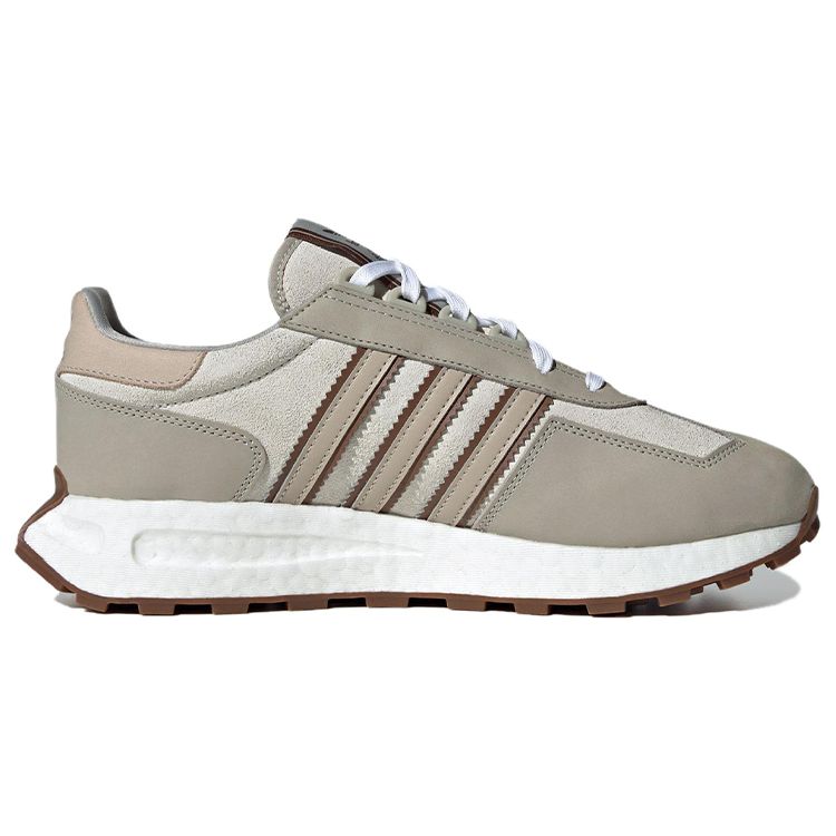 Adidas Originals Retropy E5 Suede Comfortable Versatile Lightweight Low-Top Casual Shoes Unisex Sneakers Gray Brown IG7516