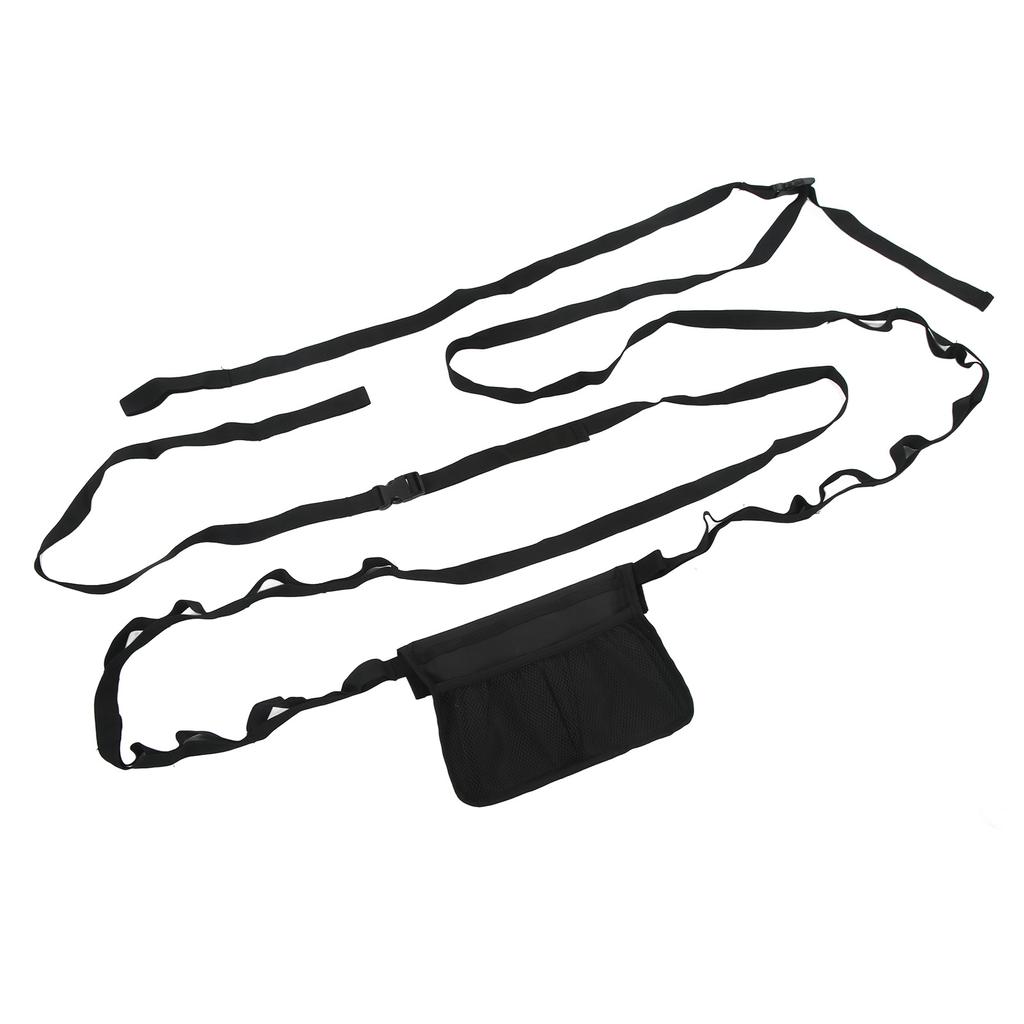 Outdoor Zelt Camping Wäscheleine Wasserdicht Tragbar Camping Lanyard mit 8 Karabiner für Angeln