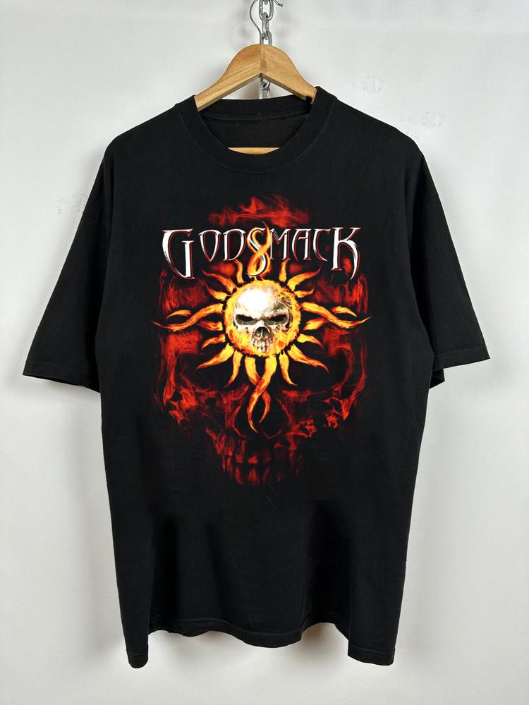 Rare Godsmack Lighting Up The Sky Shirt Cotton Black S-5XL FF219 Unisex T-Shirt