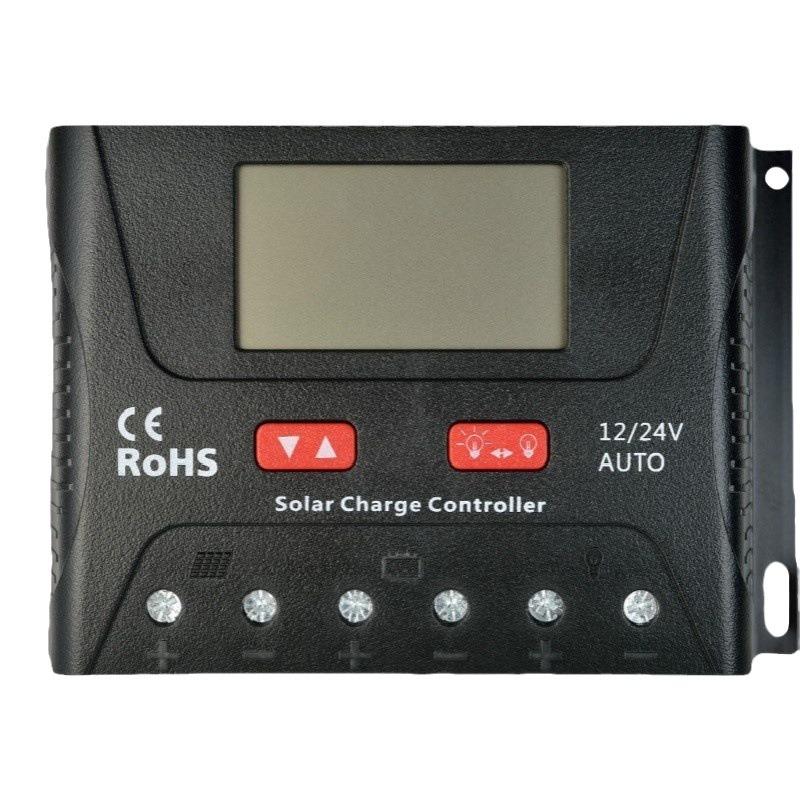Universal Smart Solar Charge Controller for 12V/24V/48V Batteries - Ideal for Household & Street Light PV Systems