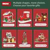 Woma Gingerbread Candy House with Lights - Christmas Building Blocks Set for Kids