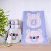 Children's Cute Bear Jacquard Bath Towel - Soft, Thick, Absorbent, All-Cotton