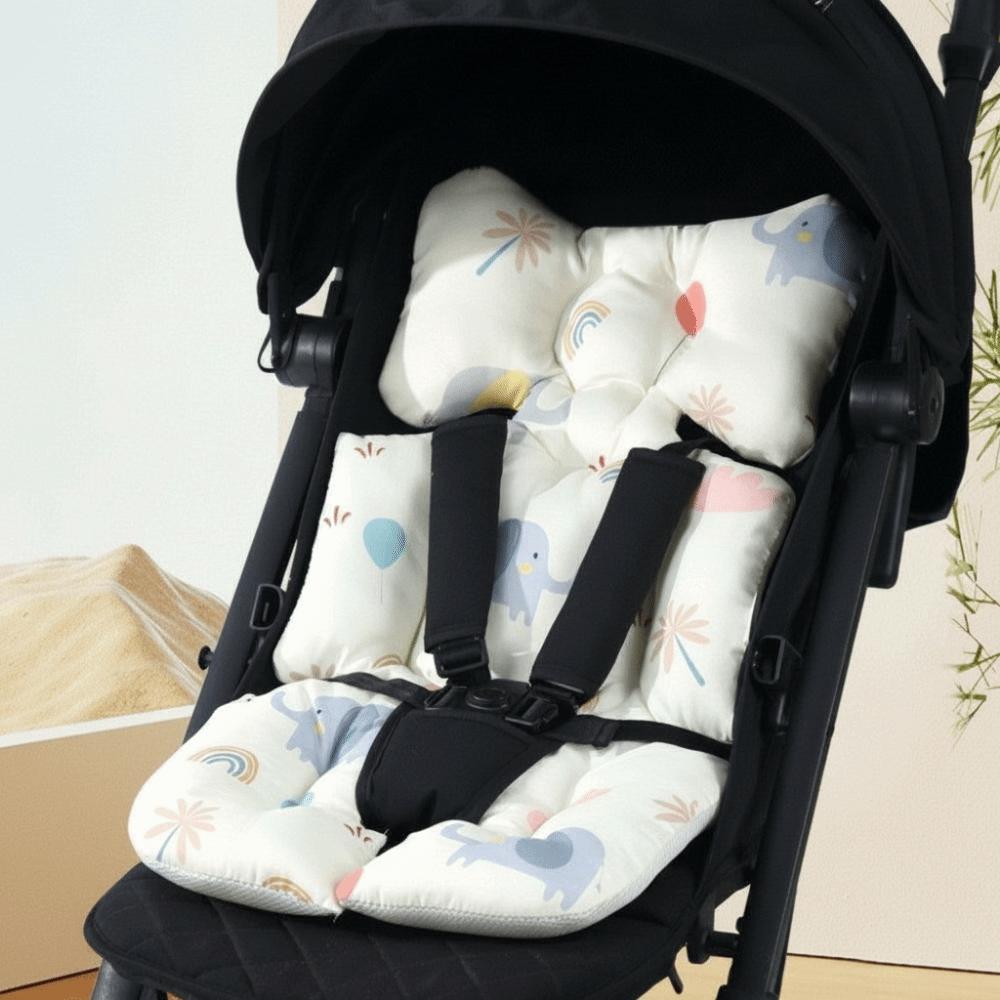 Cartoon Pattern Stroller Seat Cushion Cotton Stroller Accessories High Chair Liner Pad Going Out