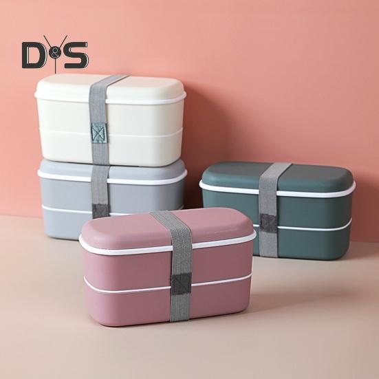 Heat Resistant Food Container 2 Layer Microwaveable Safe Multifunctional Food Container