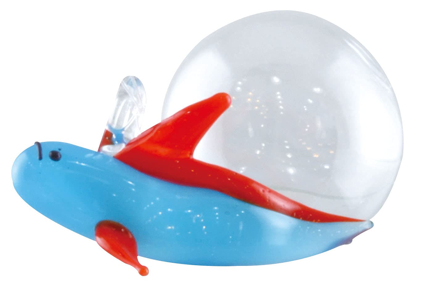 Fourcart Cute Handmade Glass Float, Ryugu no Tsuikai, Width: 31mm, Bead: 20mm