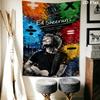Ed Sheeran Wandteppich Ästhetisches Wandbehang Gedruckter Stoffdecke Dekorative Wandteppiche für Schlafzimmer Wohnzimmer Heimdekoration