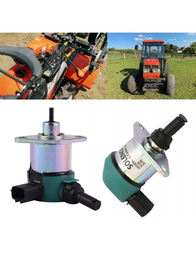 12VDC Fuel Shut Off Solenoid Solve Engine Shutdown Problems Suitable for 17208-60016 17208-60015 17208-60017 17208-60010