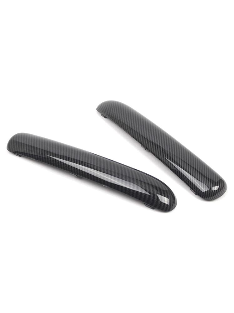 Pair Front Bumper Trim Set For Mini One Cooper R50/R52/R53 01-2004 Carbon Fibre