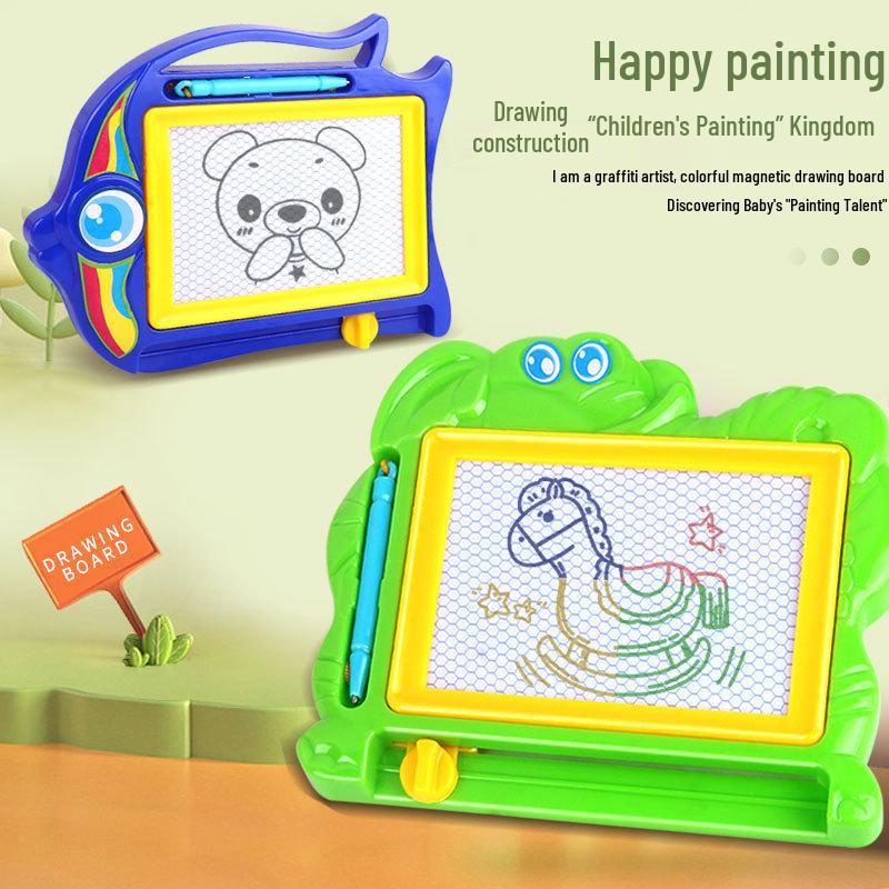 Cartoon Elephant Magnetic Drawing Board - Colorful Kids' Doodle Toy