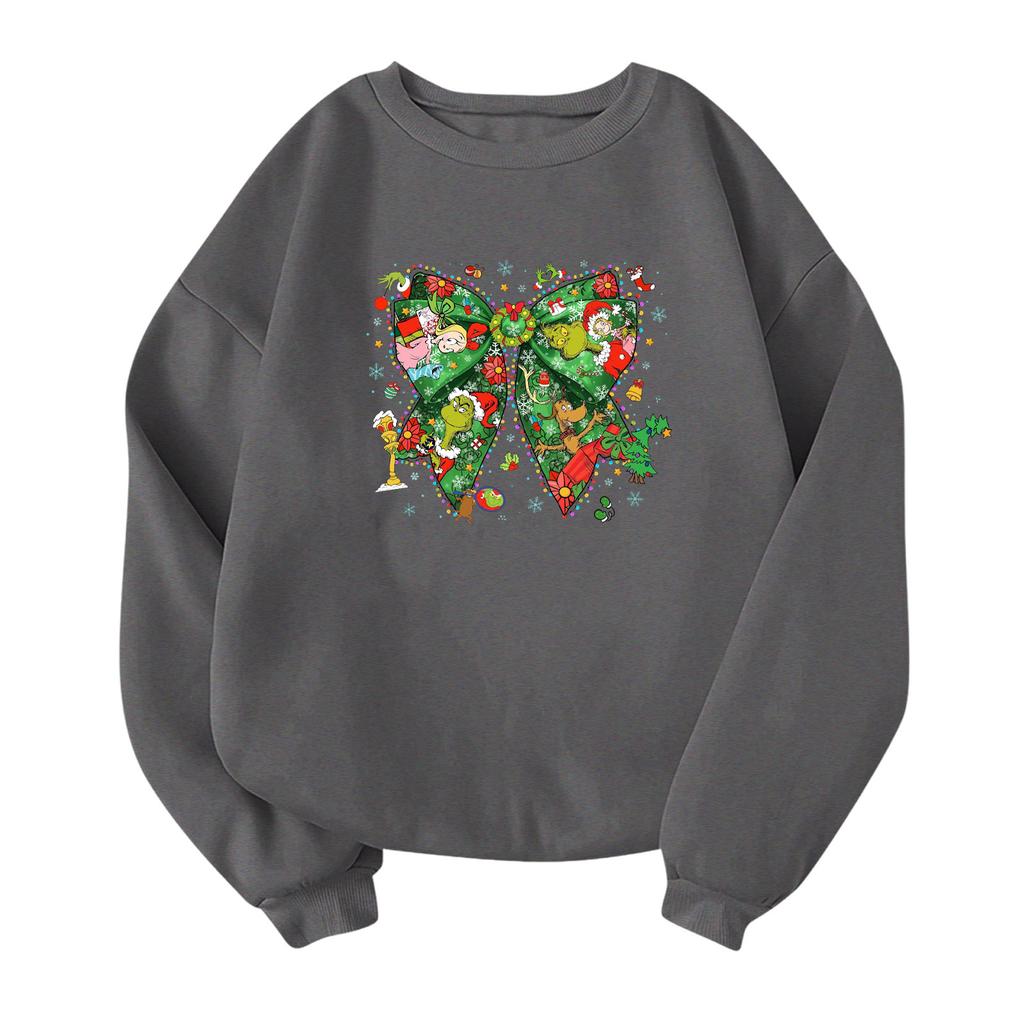 Children's Fashionable Lightweight Long-sleeved Round Neck Pullover With Pockets Printed Pullover