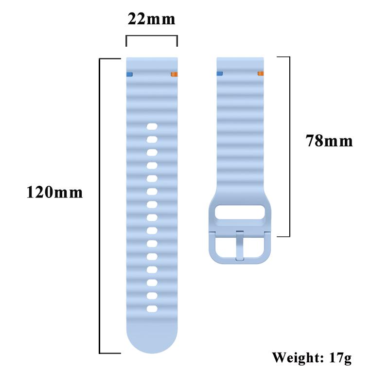 22mm Silicone Watch Strap for CMF Watch 3 Pro Sport Wristbands Bracelet Correa for CMF Watch Pro 2 Replacement Accessories Strap