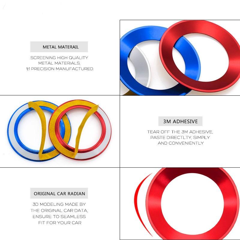 Anello Decorativo Volante Auto - Argento Per Modelli 6 7 B7 - Foto 6