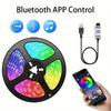 RGB LED Strip Light SMD 5050 USB APP Control Bluetooth Flexible Tape Diode Ribbon for TV Backdrop Living Room Bedroom