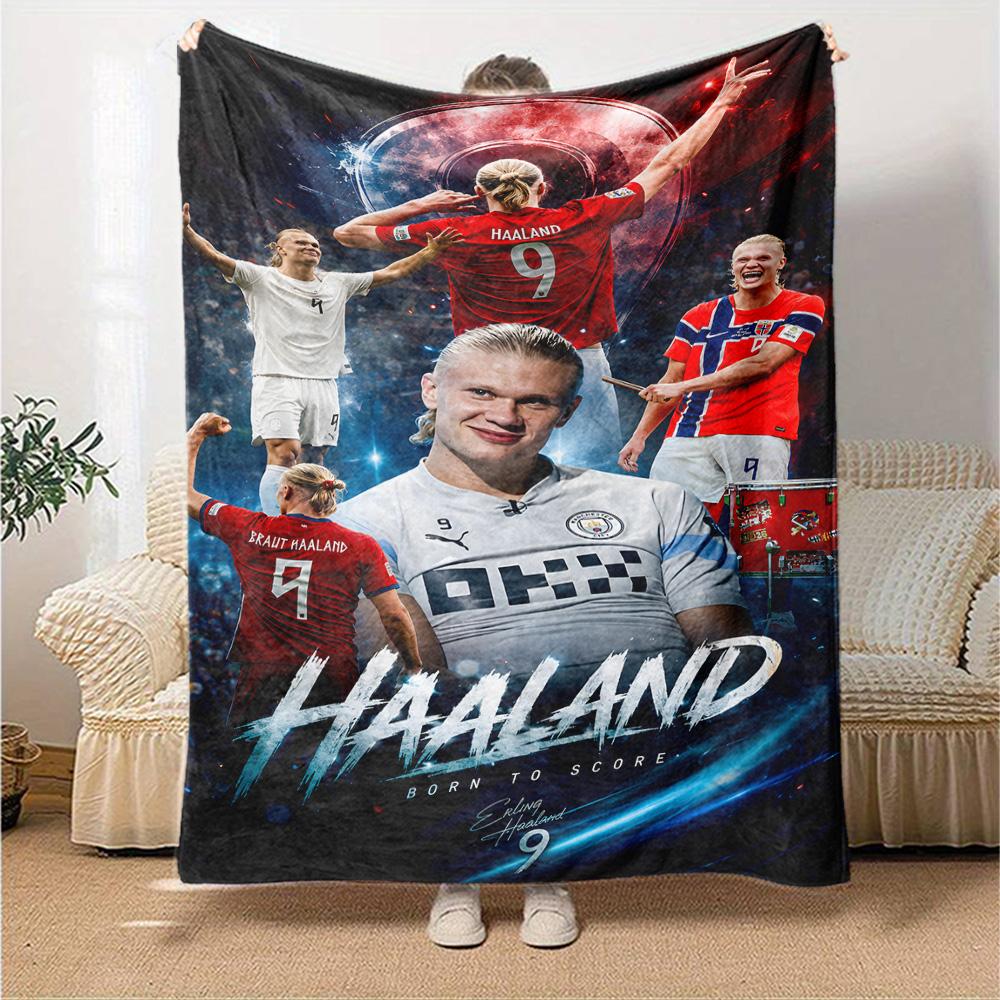 Fußball Feier Moment Decke Ultra-Weich Geeignet für Bettwäsche Bett Picknicks für Alle Anlässe Modern Perfektes Geschenk für Verwandte und Freunde