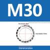 304 Stainless Steel Serrated Lock Washer with Anti-slip Teeth.