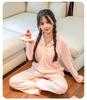 2025 Women's Pure Cotton Solid Color Pajamas - Energetic Girl Autumn/Spring Style, Soft Home Wear
