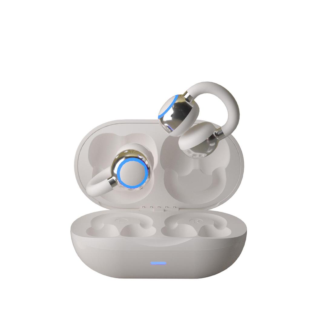F11 Clip-on Bone Conduction Bluetooth 5.3 Smart Wireless Earphones