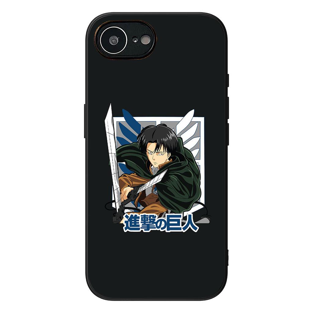 Eren Jaeger Levi Attack on titan Phone Cover for Apple iPhone 16 17 Air 14 15 Pro Max Plus 16+ 16E 14+ ProMax Protective Case