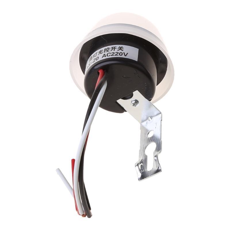 AS-20 Rainproof Automatic Auto On Off Photocell Street Light Switch AC 220V 50Hz Photo Control Photoswitch