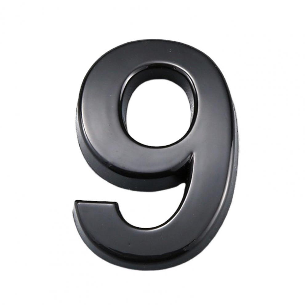 3D Hausnummer Selbstklebend 0-9 Modernes Straßen-Türschild Adressnummer Moderne Heimdekoration Nummer Briefkastenschild