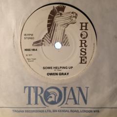

7inch Record OWEN GRAY - Some Helping Up/ Some Helping Up (V HOSS149 Horse 1977 UK Reggae, Ska & Dub Used