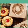 3d Texture Mold Clear Cookie Diy Wooden Biscuit Mold Easy To Use Nonstick Baking Mold For Home Kitchen