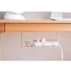 Under Desk ABS Plastic Cable Organizer for 32cm Wire Cable Management, Self
