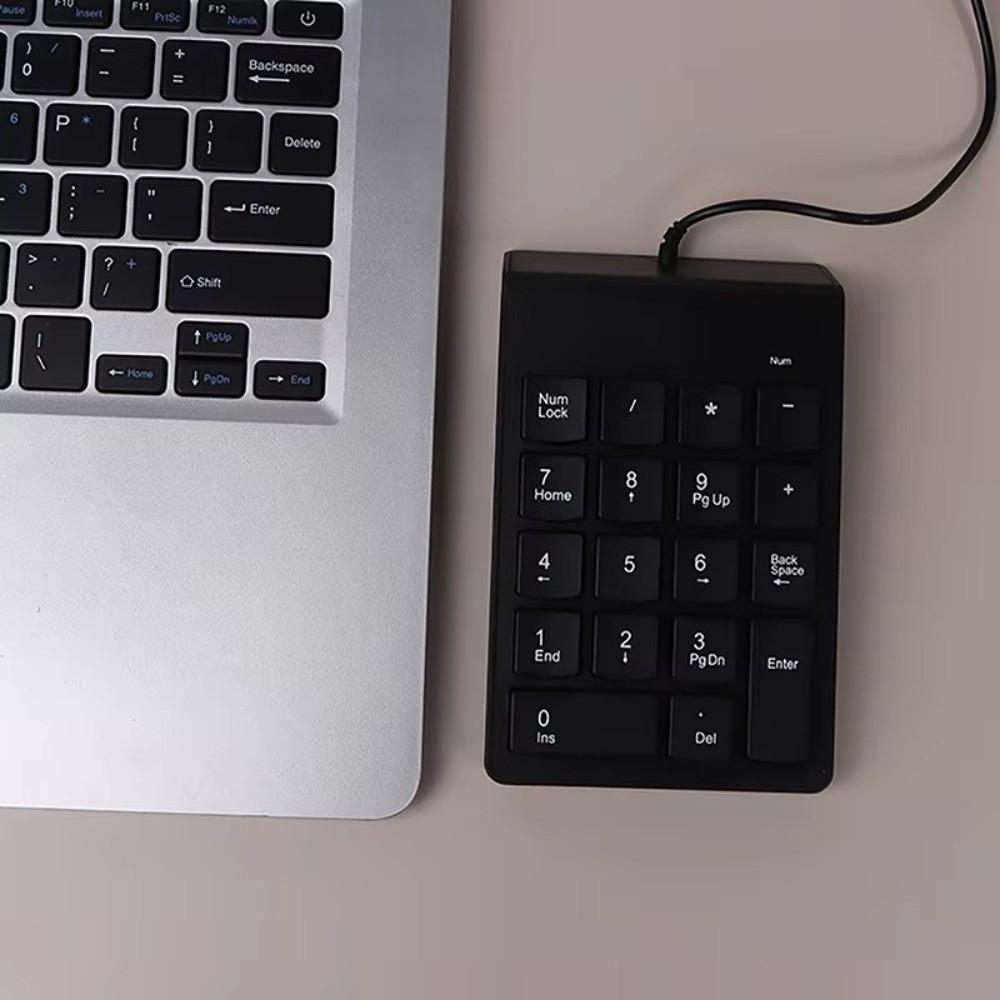Mini Wired Numeric Keypad Portable Notebook Keyboard USB Digital Keyboard  for Laptop, PC, Desktop